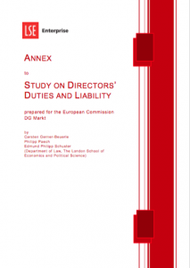 Study on Directors duties and liabilities