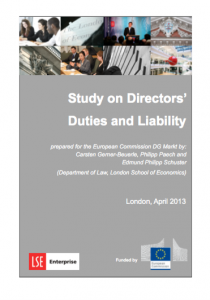 Study on Directores duties and liability 2013