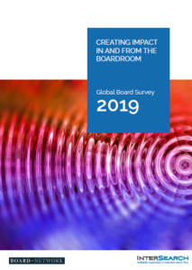Global Board Survey 2019 – Creating Impact In And From The Boardroom (published in March 2019)